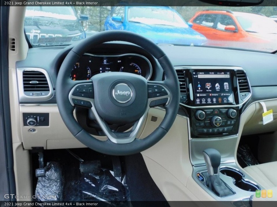 Black Interior Dashboard for the 2021 Jeep Grand Cherokee Limited 4x4 #141235322