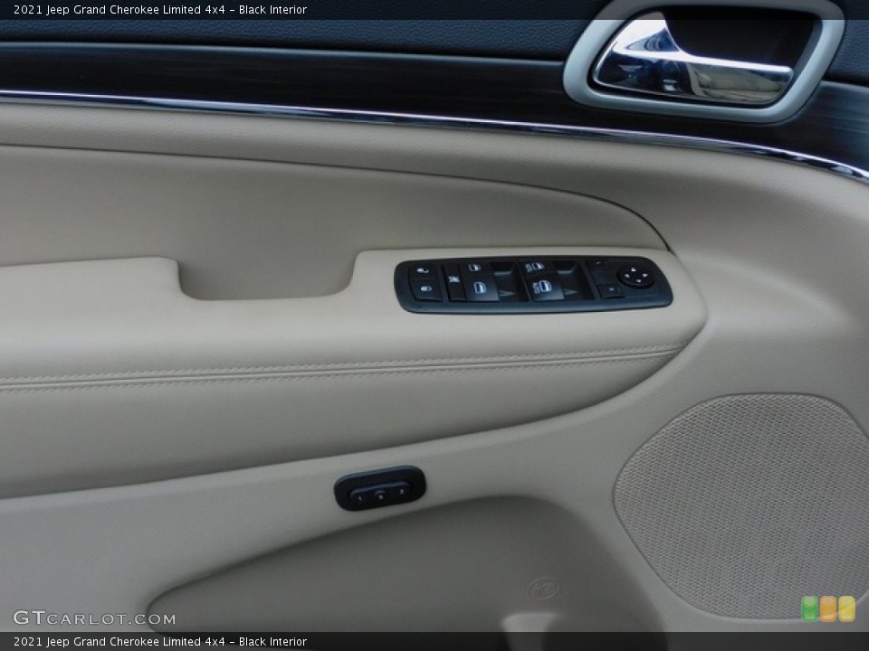 Black Interior Door Panel for the 2021 Jeep Grand Cherokee Limited 4x4 #141235342