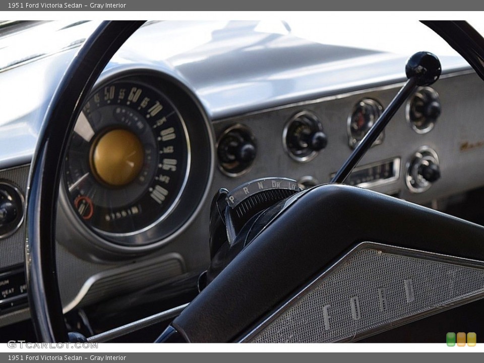 Gray Interior Controls for the 1951 Ford Victoria Sedan #141235454