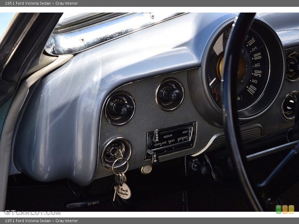 Gray Interior Gauges for the 1951 Ford Victoria Sedan #141235472