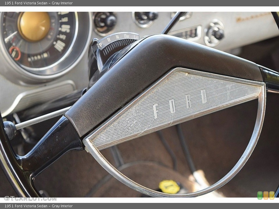 Gray Interior Steering Wheel for the 1951 Ford Victoria Sedan #141235487