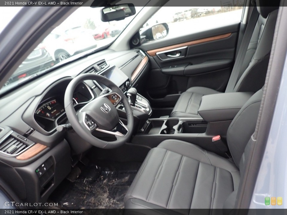 Black Interior Front Seat for the 2021 Honda CR-V EX-L AWD #141235589