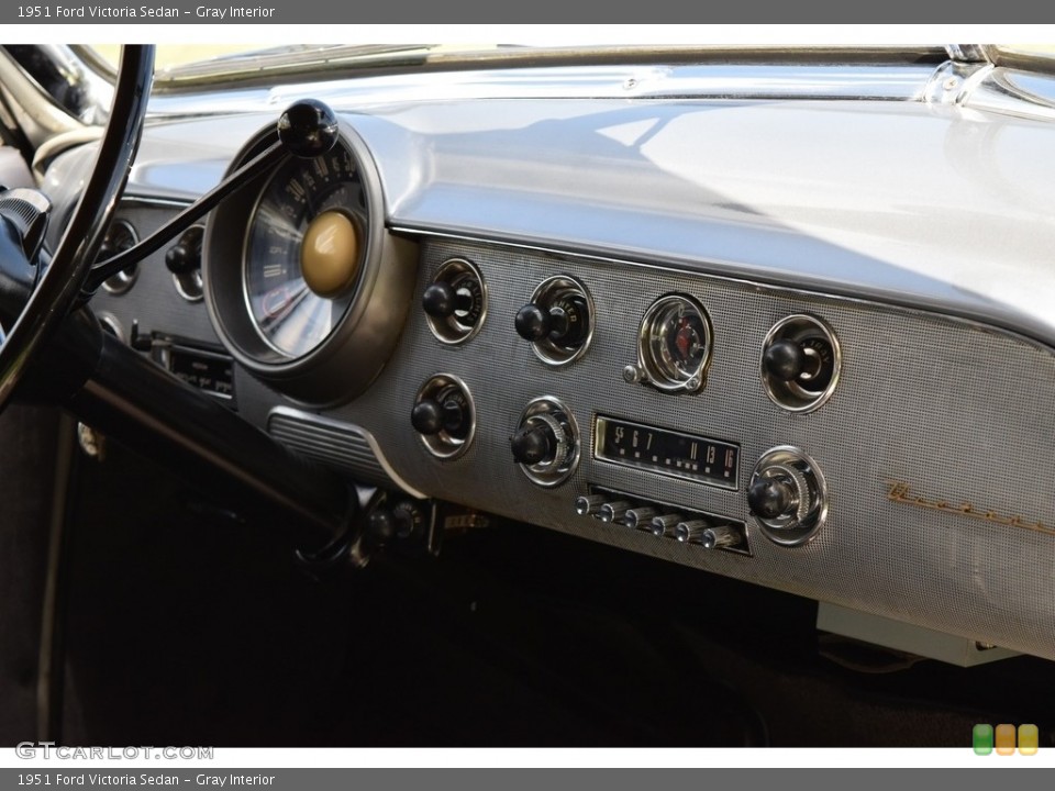Gray Interior Controls for the 1951 Ford Victoria Sedan #141235706