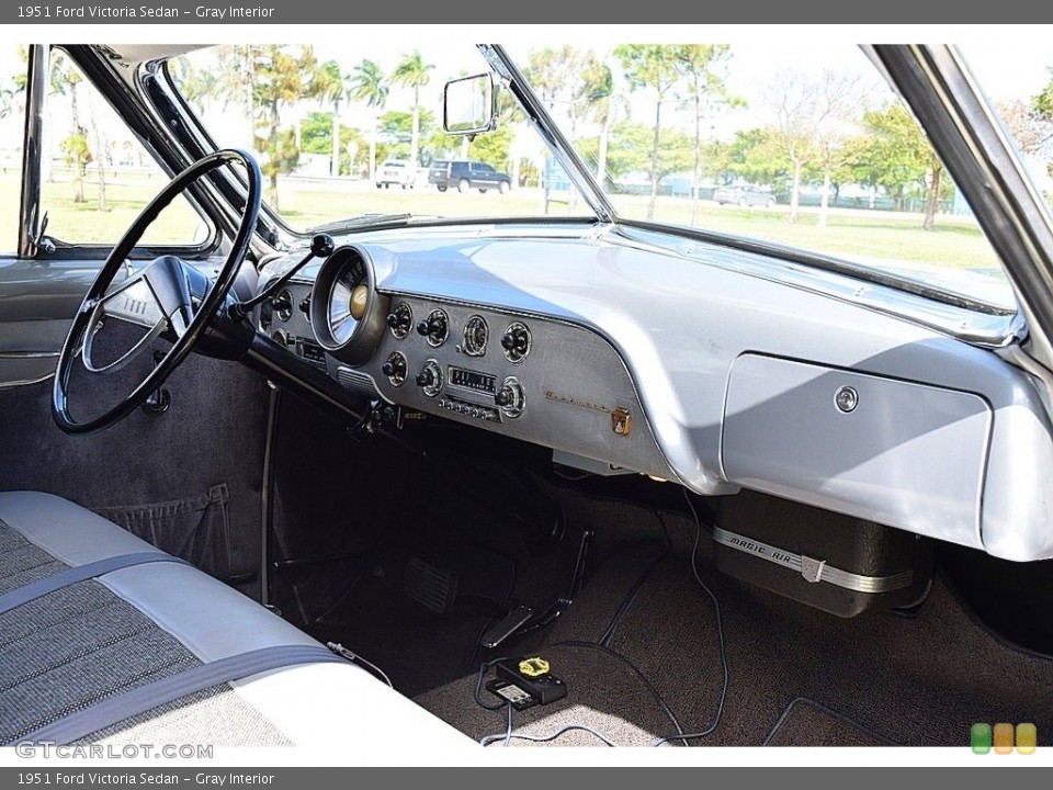 Gray Interior Photo for the 1951 Ford Victoria Sedan #141235760