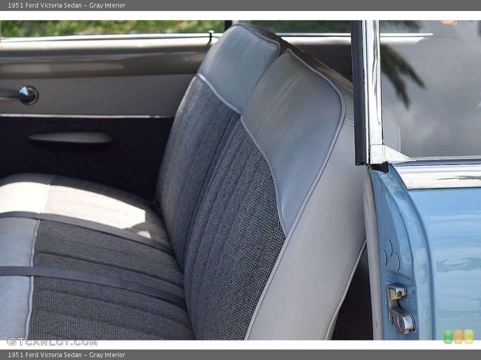 Gray 1951 Ford Victoria Interiors