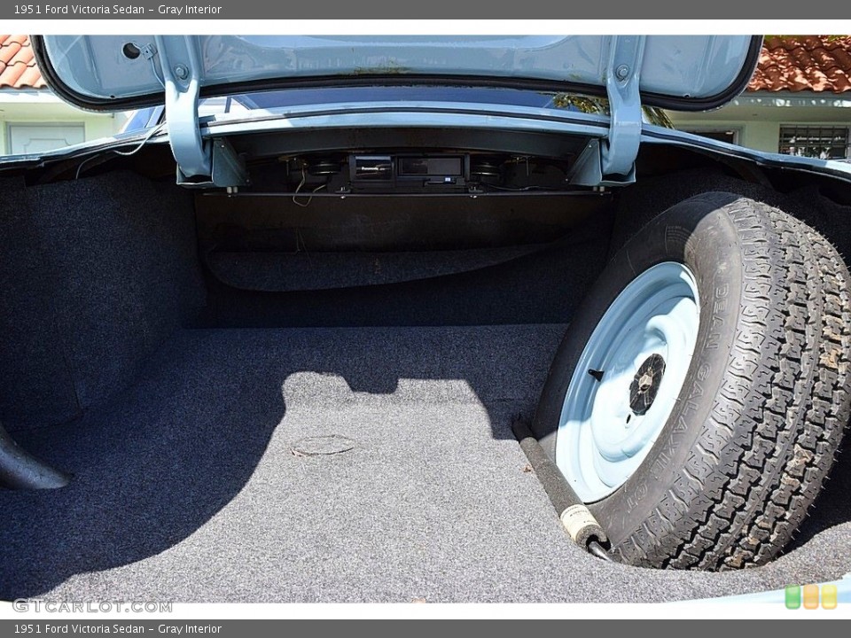 Gray Interior Trunk for the 1951 Ford Victoria Sedan #141236292