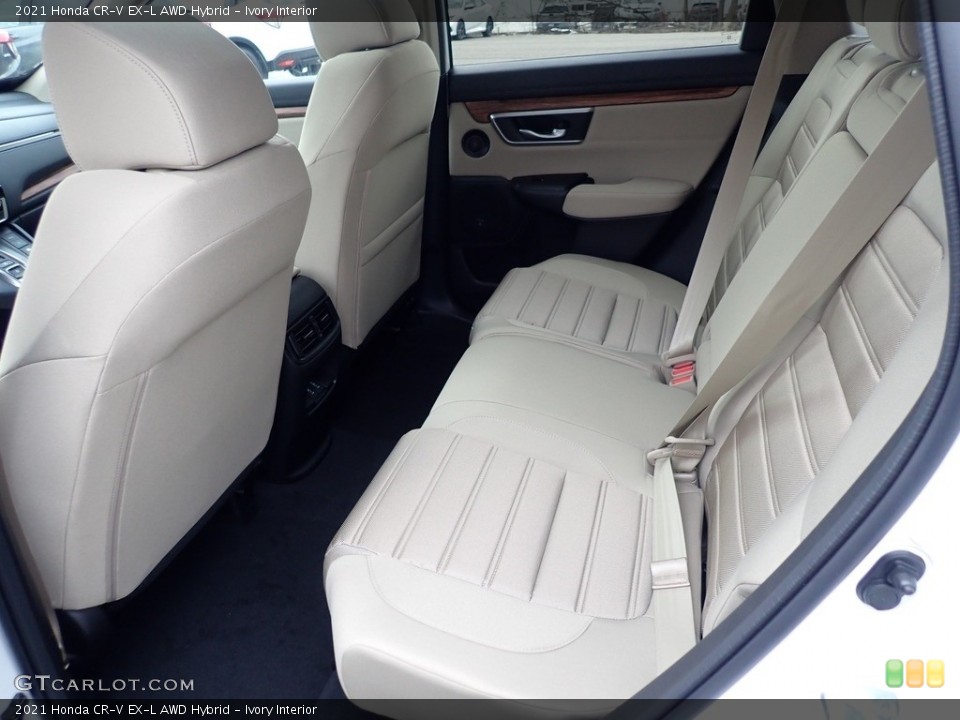 Ivory Interior Rear Seat for the 2021 Honda CR-V EX-L AWD Hybrid #141237521