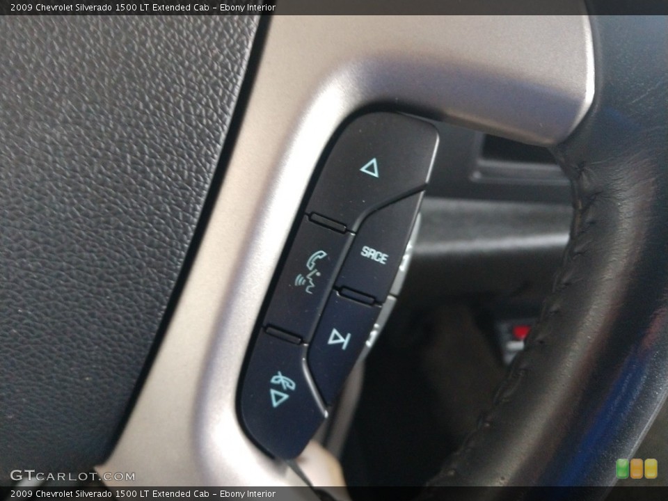 Ebony Interior Steering Wheel for the 2009 Chevrolet Silverado 1500 LT Extended Cab #141237629