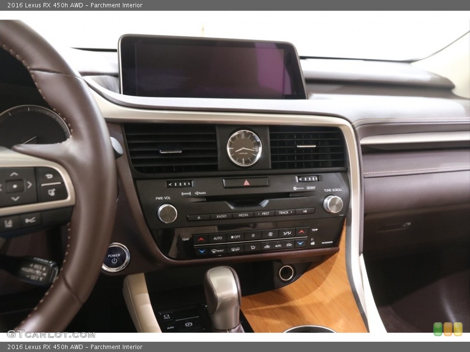 Parchment Interior Controls for the 2016 Lexus RX 450h AWD #141238007