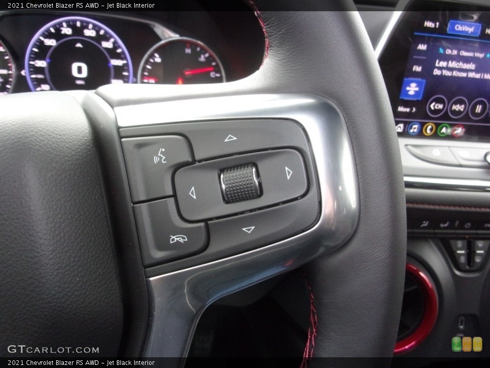 Jet Black Interior Steering Wheel for the 2021 Chevrolet Blazer RS AWD #141242594