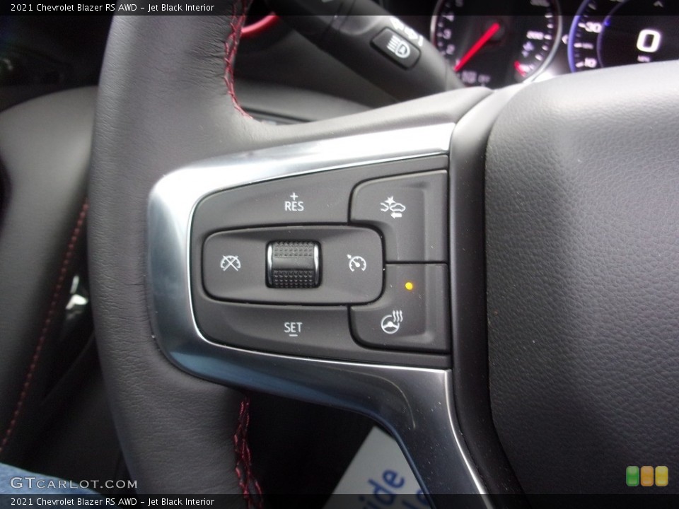 Jet Black Interior Steering Wheel for the 2021 Chevrolet Blazer RS AWD #141242618