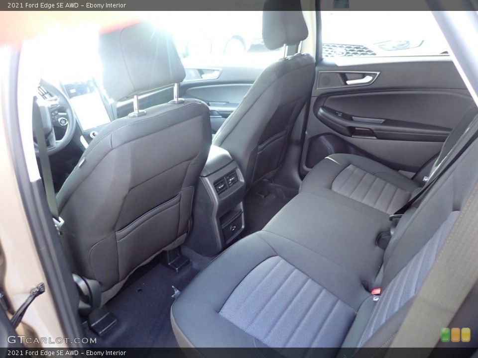 Ebony Interior Rear Seat for the 2021 Ford Edge SE AWD #141246740
