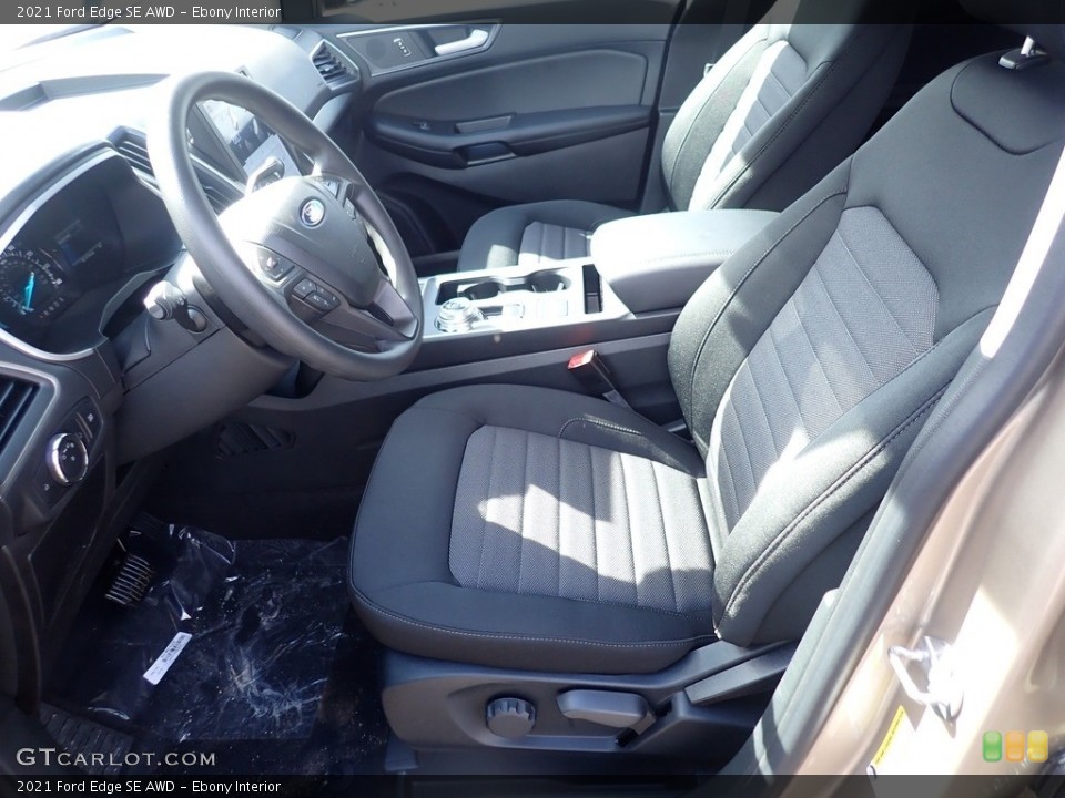 Ebony Interior Front Seat for the 2021 Ford Edge SE AWD #141246761