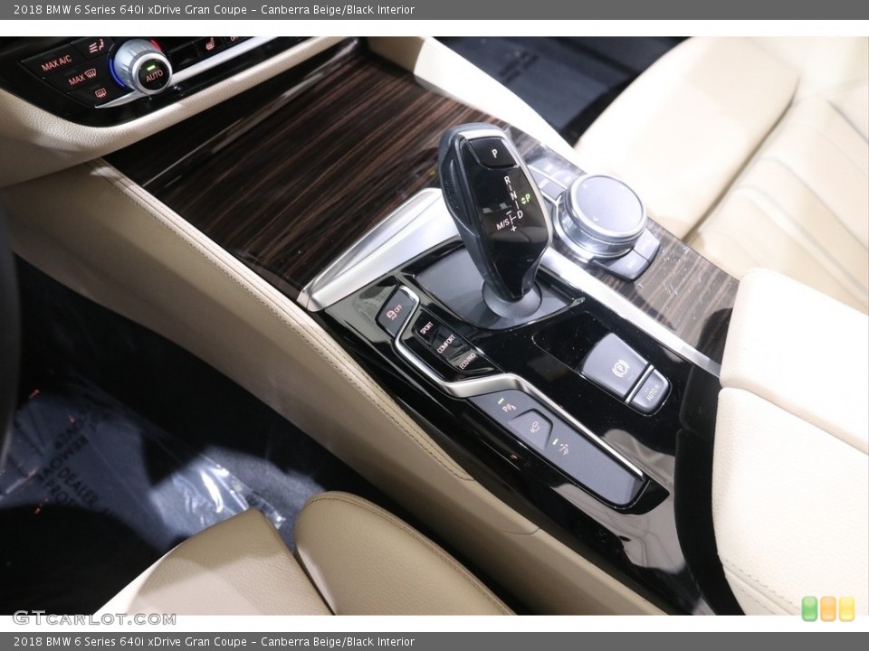 Canberra Beige/Black Interior Transmission for the 2018 BMW 6 Series 640i xDrive Gran Coupe #141247238