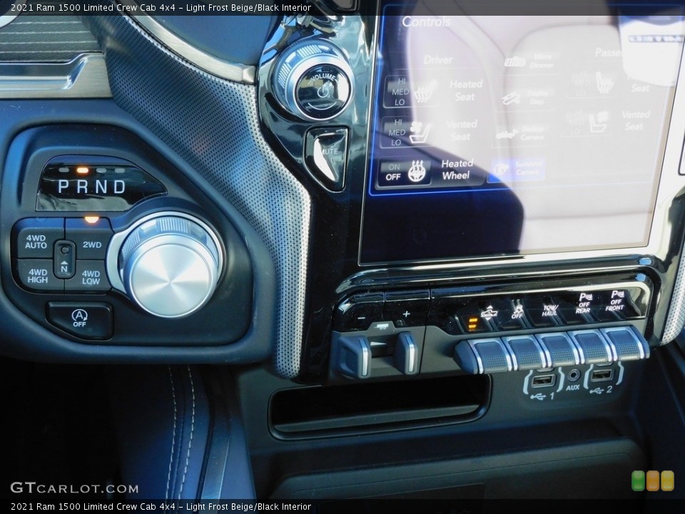 Light Frost Beige/Black Interior Transmission for the 2021 Ram 1500 Limited Crew Cab 4x4 #141248632