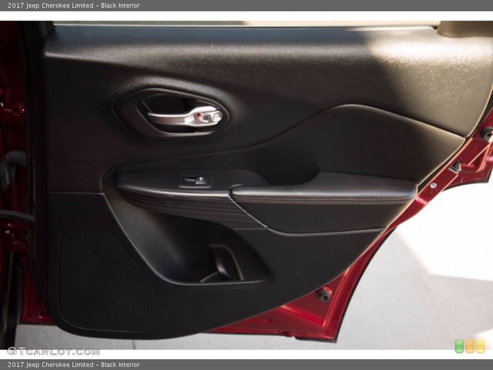 Black Interior Door Panel for the 2017 Jeep Cherokee Limited #141250561