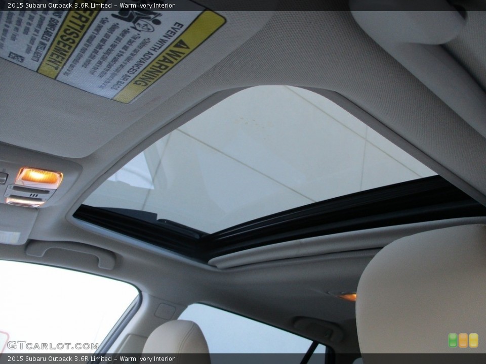 Warm Ivory Interior Sunroof for the 2015 Subaru Outback 3.6R Limited #141250603