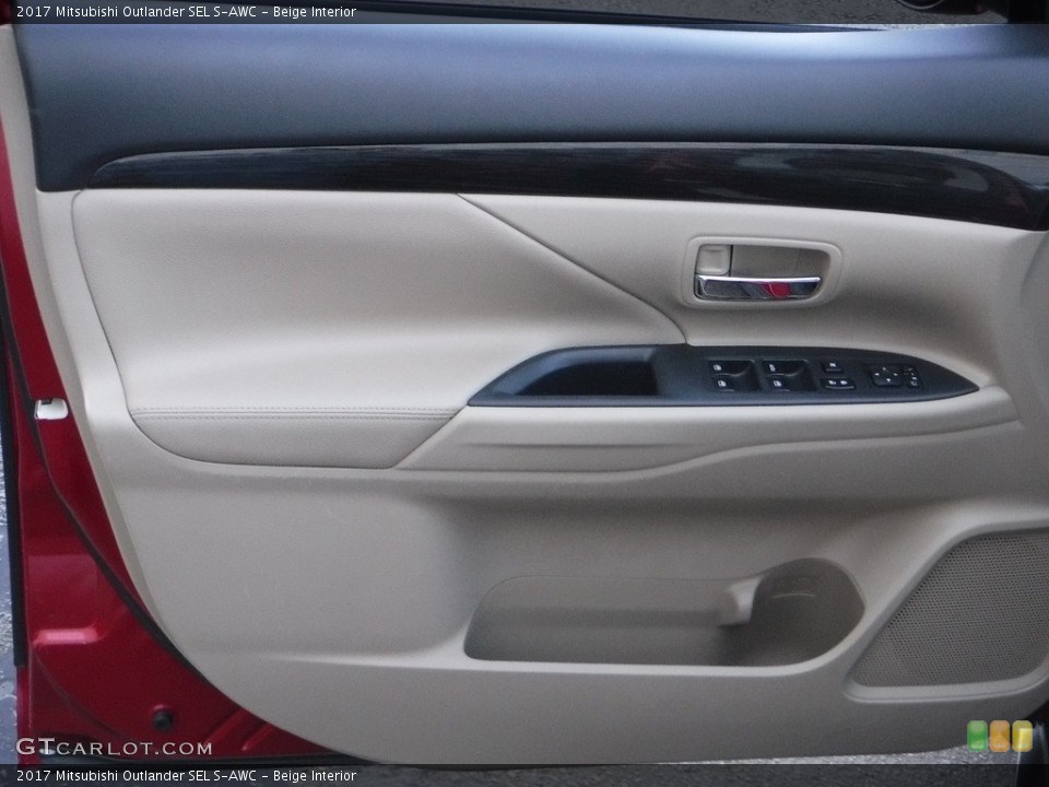Beige Interior Door Panel for the 2017 Mitsubishi Outlander SEL S-AWC #141254983