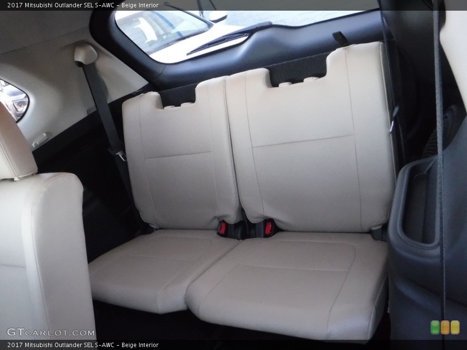Beige Interior Rear Seat for the 2017 Mitsubishi Outlander SEL S-AWC #141255254