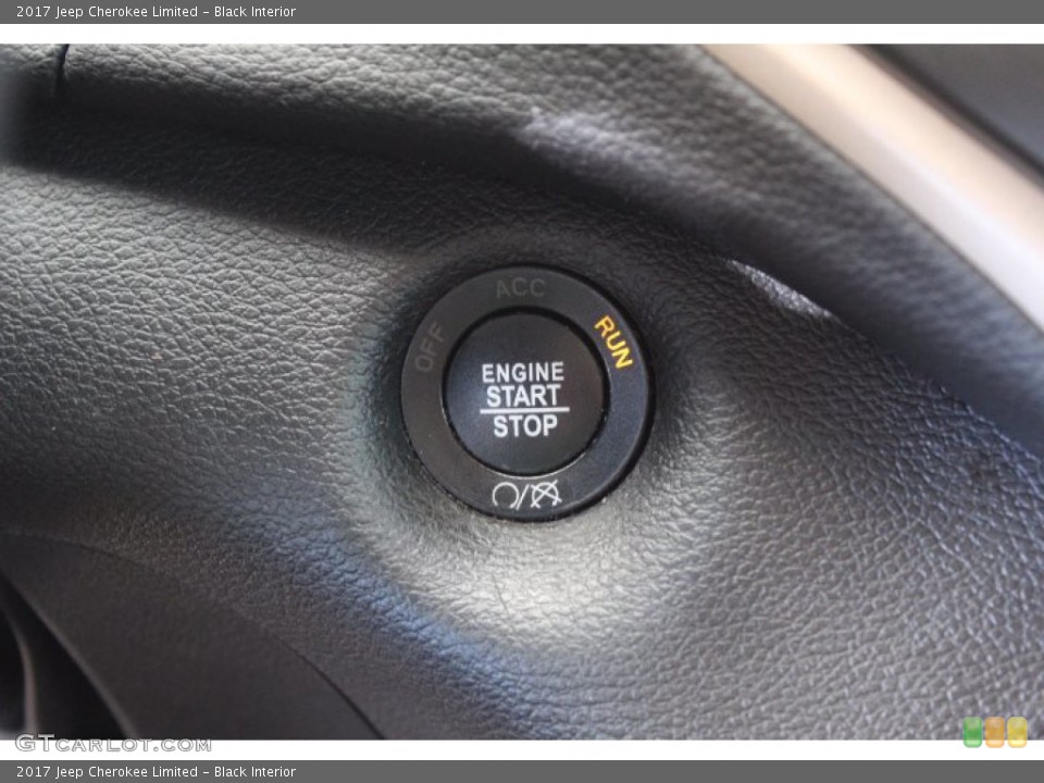 Black Interior Controls for the 2017 Jeep Cherokee Limited #141255685