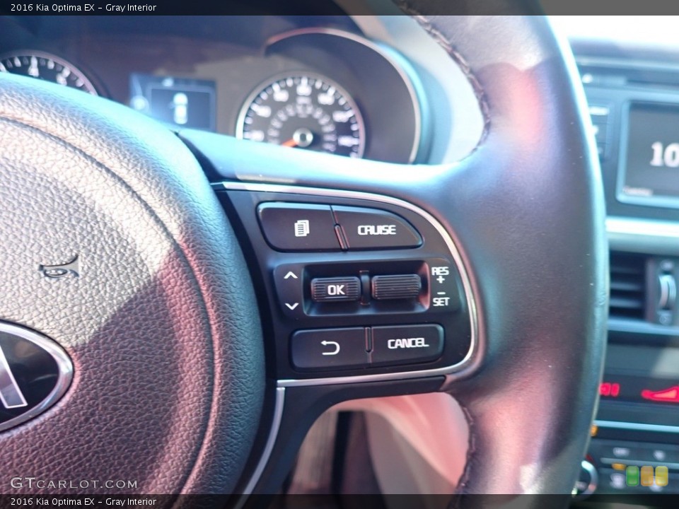 Gray Interior Steering Wheel for the 2016 Kia Optima EX #141257701