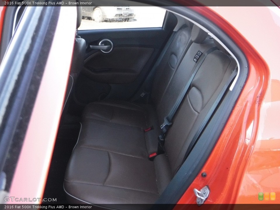 Brown Interior Rear Seat for the 2016 Fiat 500X Trekking Plus AWD #141258382