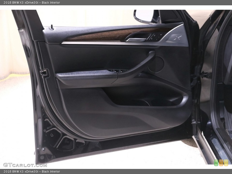 Black Interior Door Panel for the 2018 BMW X3 xDrive30i #141260695