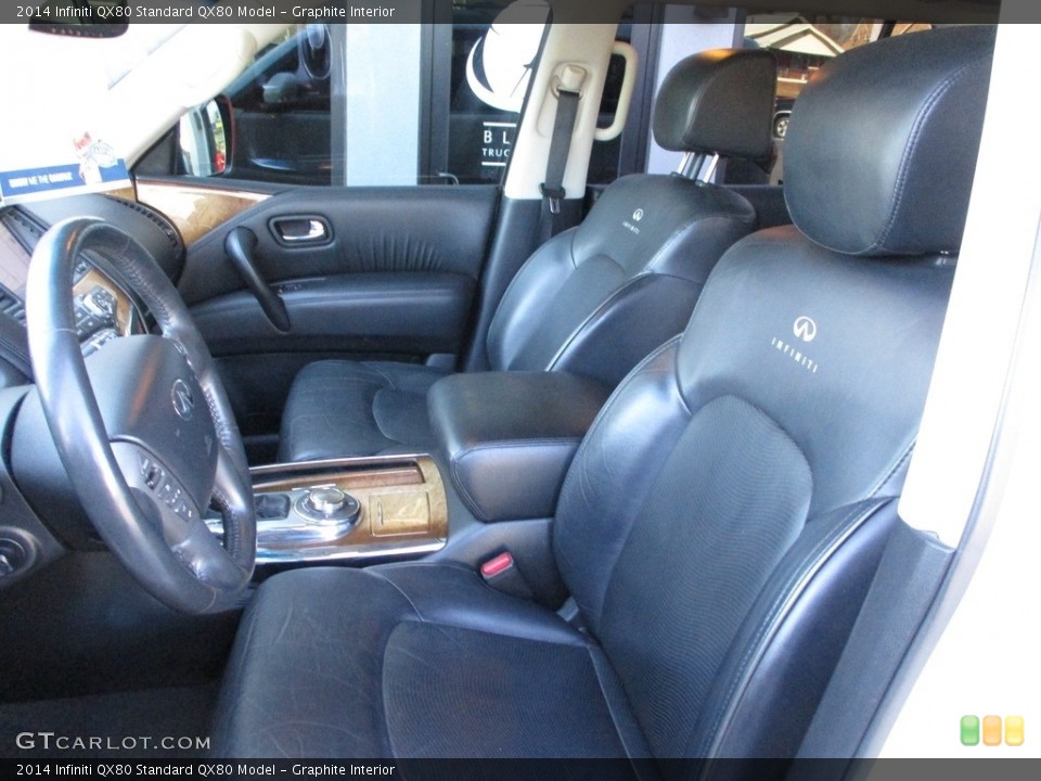 Graphite Interior Front Seat for the 2014 Infiniti QX80  #141261727