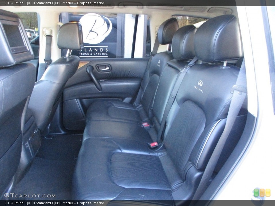 Graphite Interior Rear Seat for the 2014 Infiniti QX80  #141261754