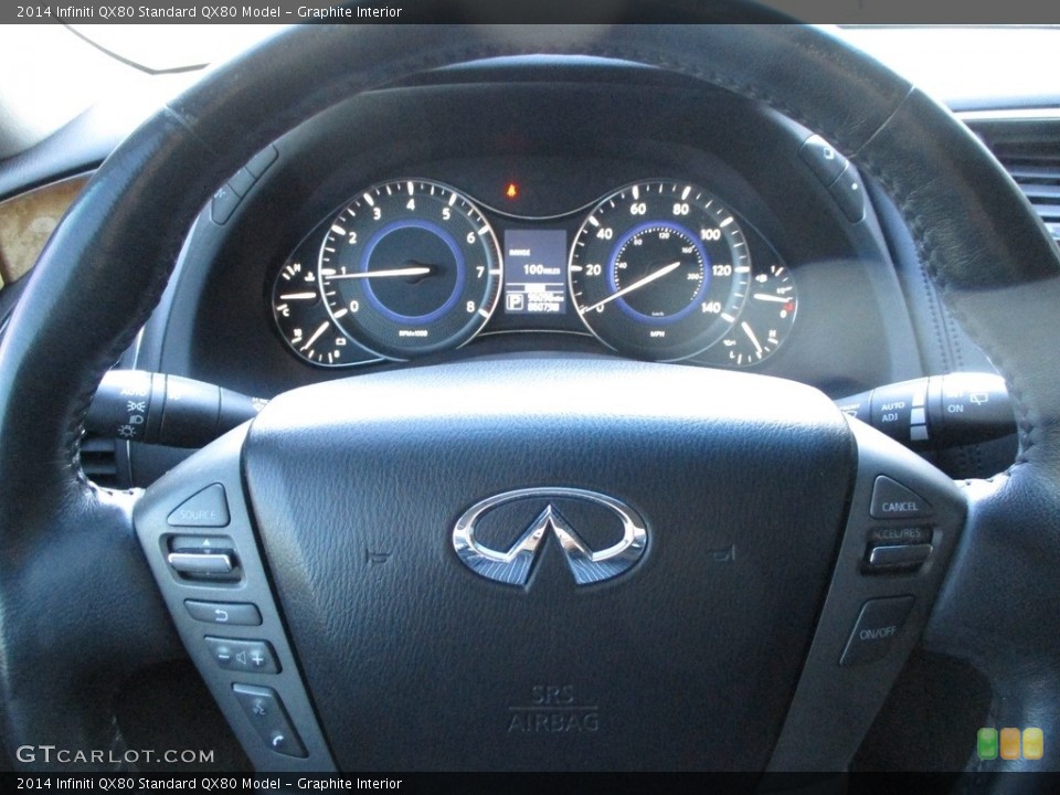 Graphite Interior Steering Wheel for the 2014 Infiniti QX80  #141261897
