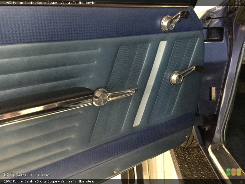 Ventura Tri Blue Interior Door Panel for the 1962 Pontiac Catalina Sports Coupe #141261972