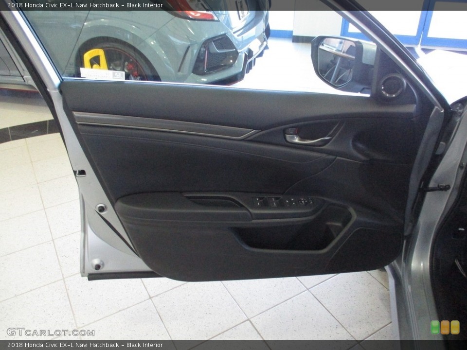 Black Interior Door Panel for the 2018 Honda Civic EX-L Navi Hatchback #141263437
