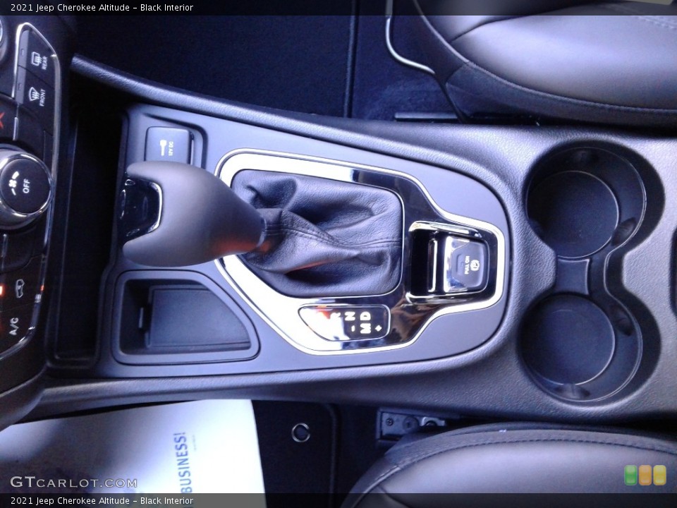 Black Interior Transmission for the 2021 Jeep Cherokee Altitude #141264730