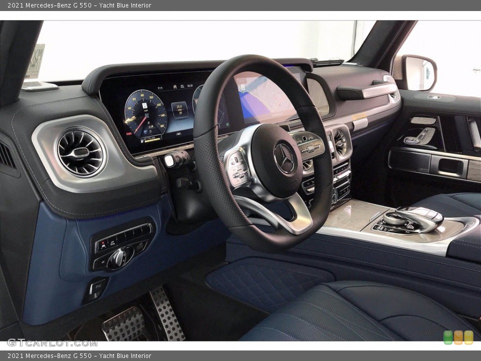Yacht Blue Interior Dashboard for the 2021 Mercedes-Benz G 550 #141265543