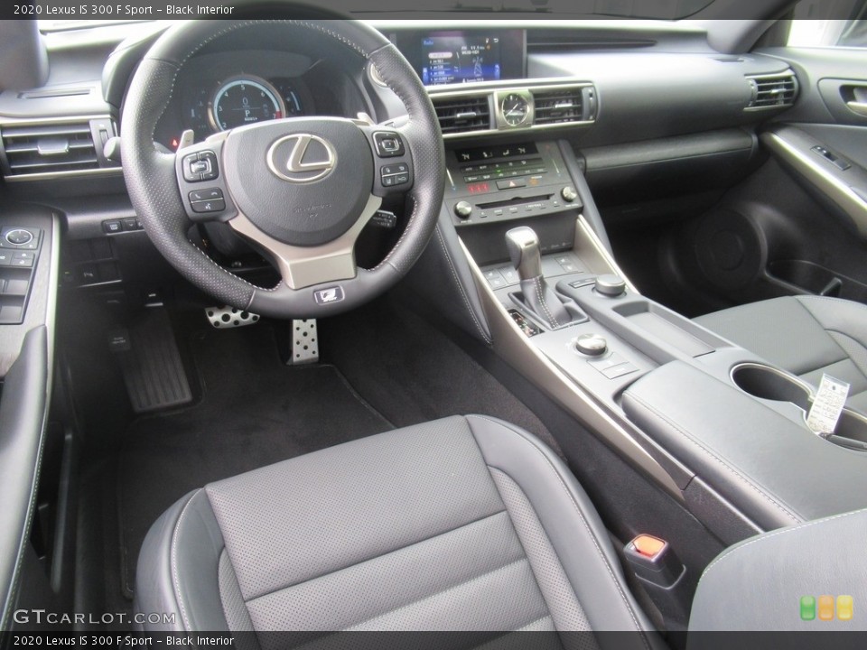 Black Interior Photo for the 2020 Lexus IS 300 F Sport #141266215