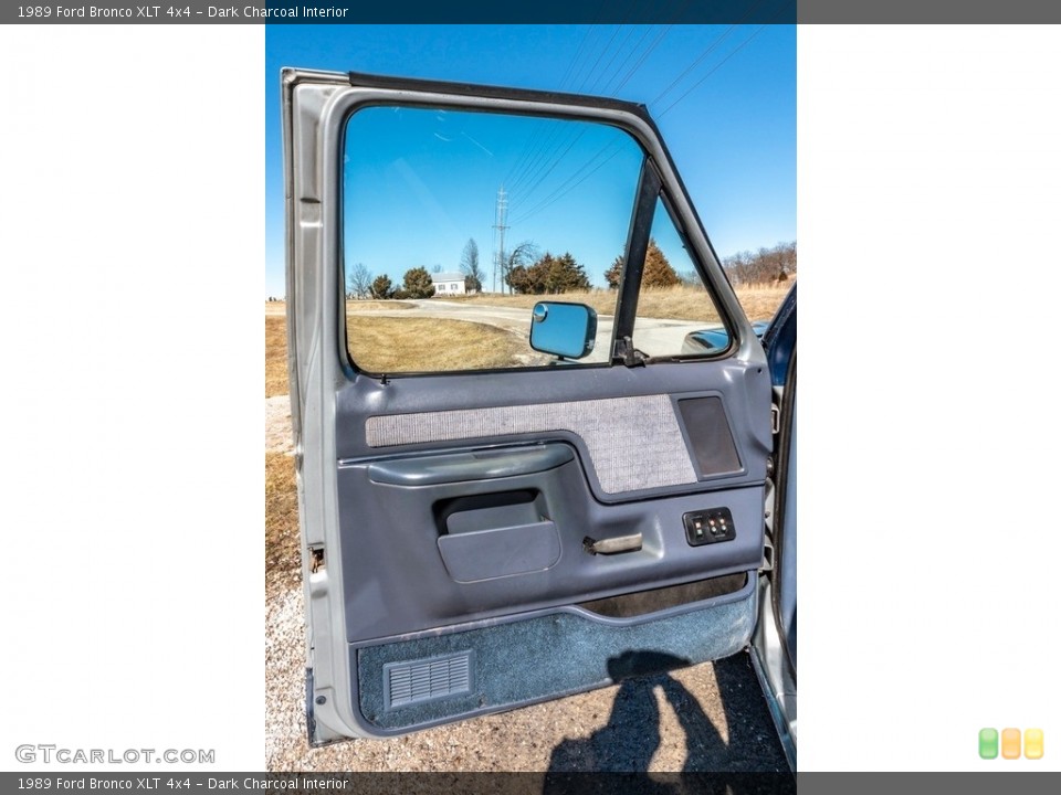 Dark Charcoal Interior Door Panel for the 1989 Ford Bronco XLT 4x4 #141268129