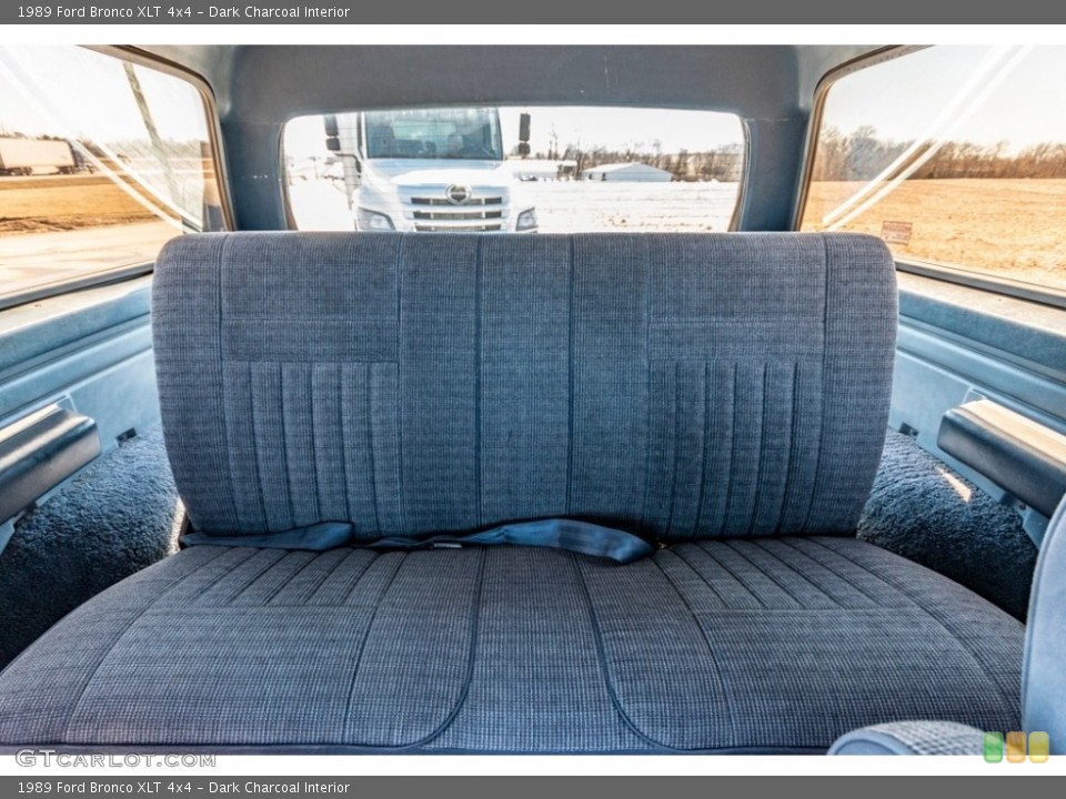 Dark Charcoal Interior Rear Seat for the 1989 Ford Bronco XLT 4x4 #141268144