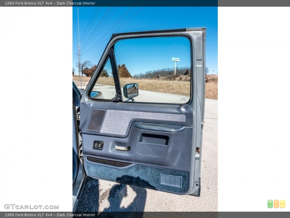 Dark Charcoal Interior Door Panel for the 1989 Ford Bronco XLT 4x4 #141268180