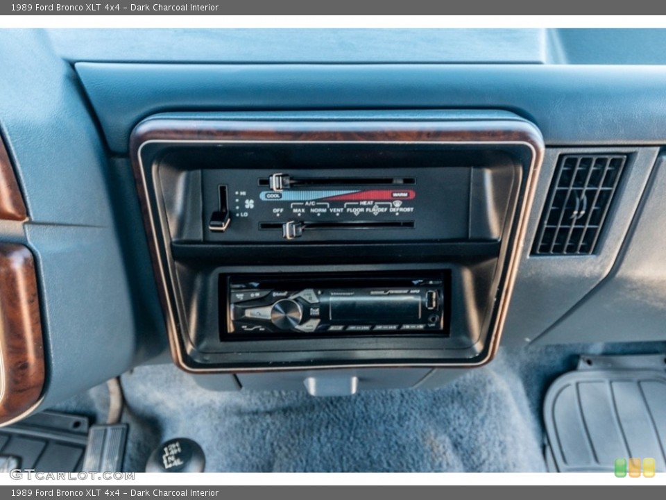 Dark Charcoal Interior Controls for the 1989 Ford Bronco XLT 4x4 #141268273