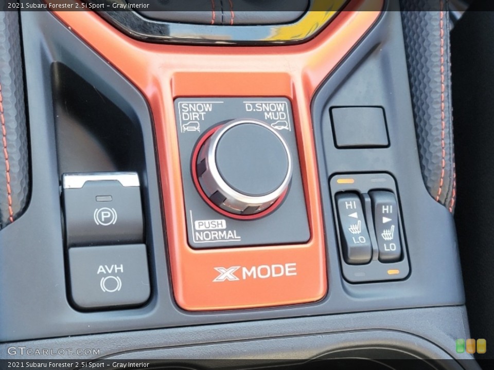 Gray Interior Controls for the 2021 Subaru Forester 2.5i Sport #141268342