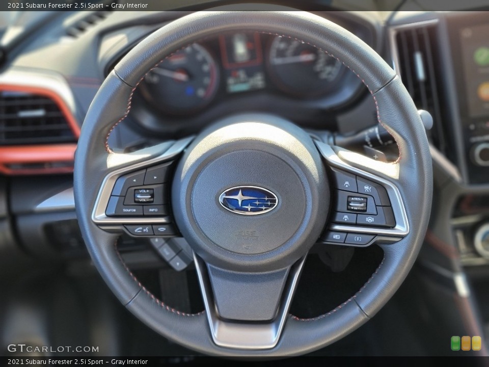 Gray Interior Steering Wheel for the 2021 Subaru Forester 2.5i Sport #141268357