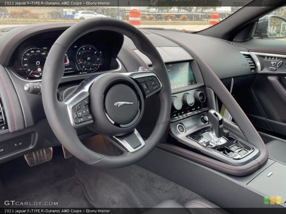 Ebony Interior Dashboard for the 2021 Jaguar F-TYPE R-Dynamic AWD Coupe #141269833