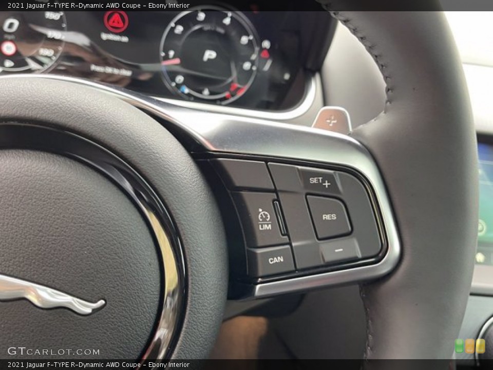 Ebony Interior Steering Wheel for the 2021 Jaguar F-TYPE R-Dynamic AWD Coupe #141269929