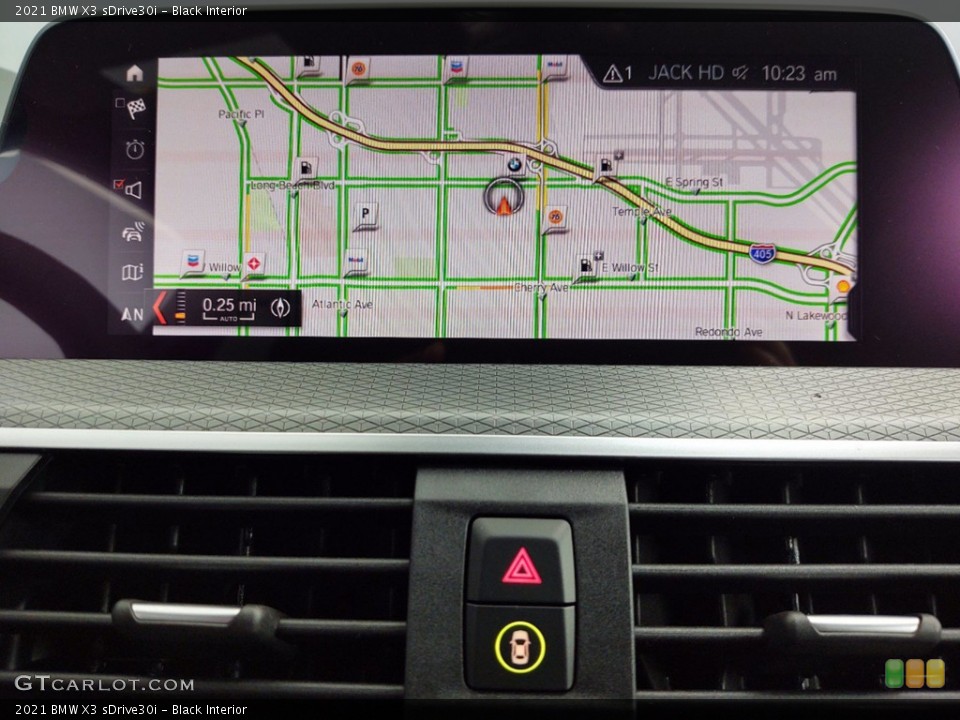 Black Interior Navigation for the 2021 BMW X3 sDrive30i #141269932