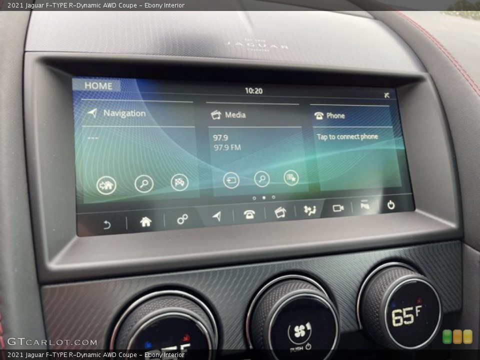 Ebony Interior Controls for the 2021 Jaguar F-TYPE R-Dynamic AWD Coupe #141269944