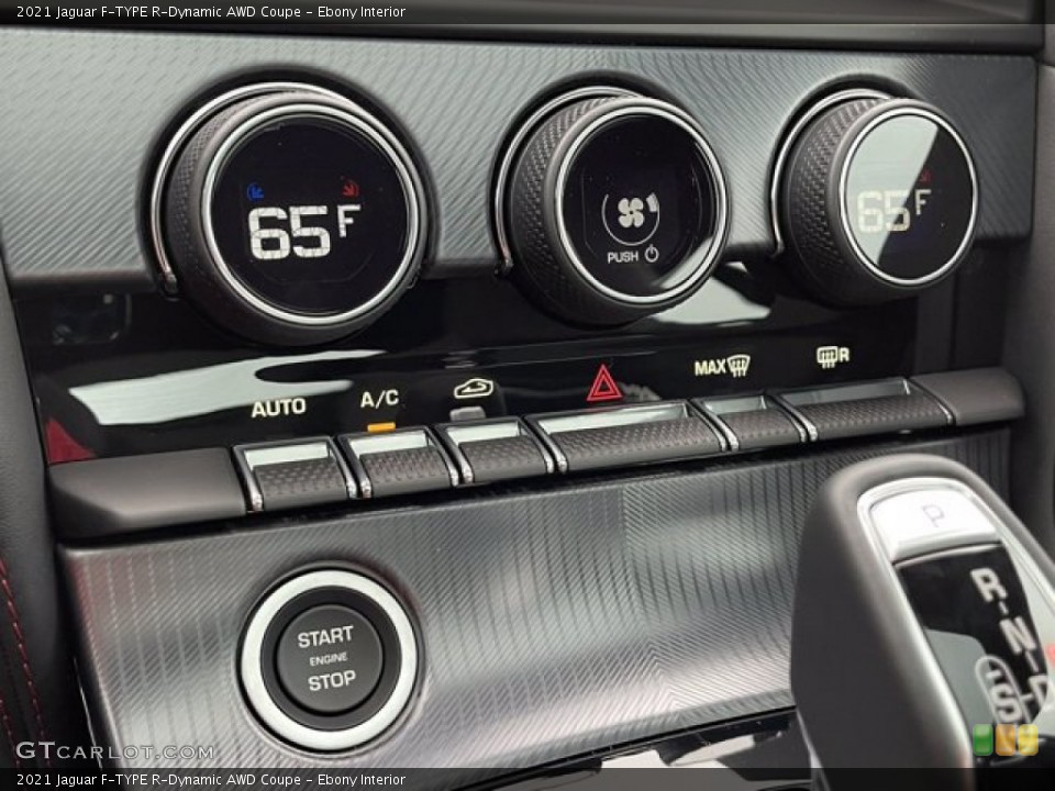 Ebony Interior Controls for the 2021 Jaguar F-TYPE R-Dynamic AWD Coupe #141269962