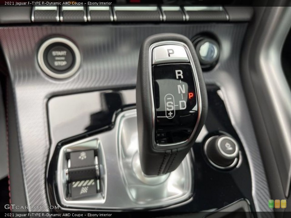 Ebony Interior Transmission for the 2021 Jaguar F-TYPE R-Dynamic AWD Coupe #141269968