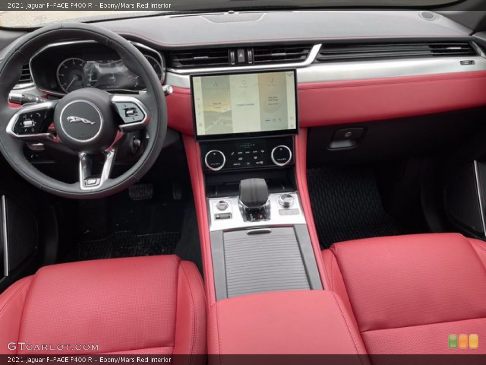 Ebony/Mars Red Interior Dashboard for the 2021 Jaguar F-PACE P400 R #141270010
