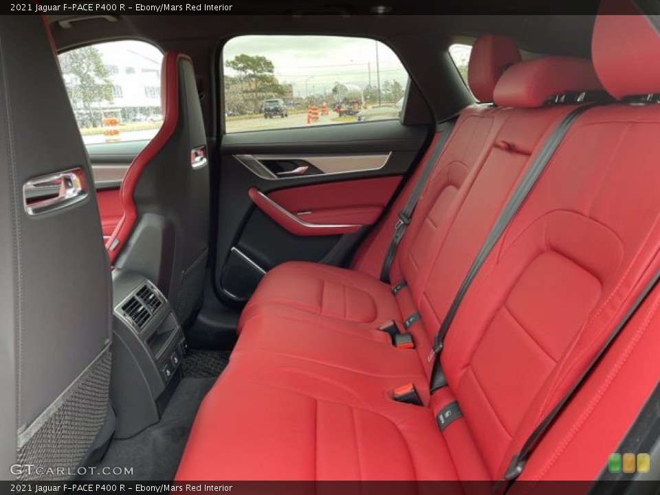 Ebony/Mars Red Interior Rear Seat for the 2021 Jaguar F-PACE P400 R #141270013