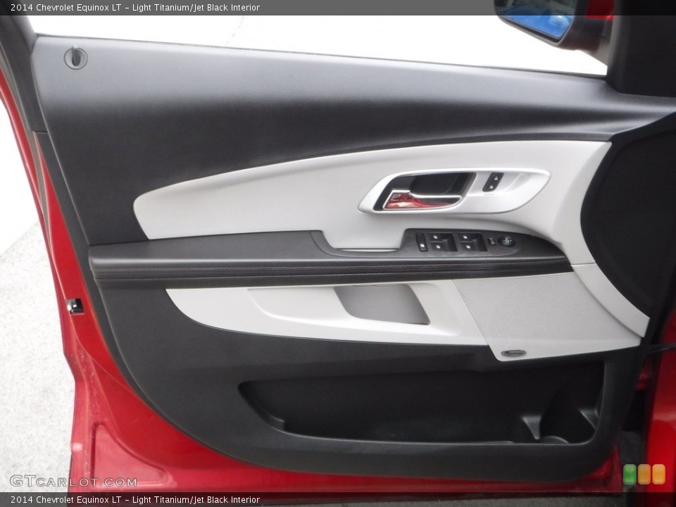 Light Titanium/Jet Black Interior Door Panel for the 2014 Chevrolet Equinox LT #141272499